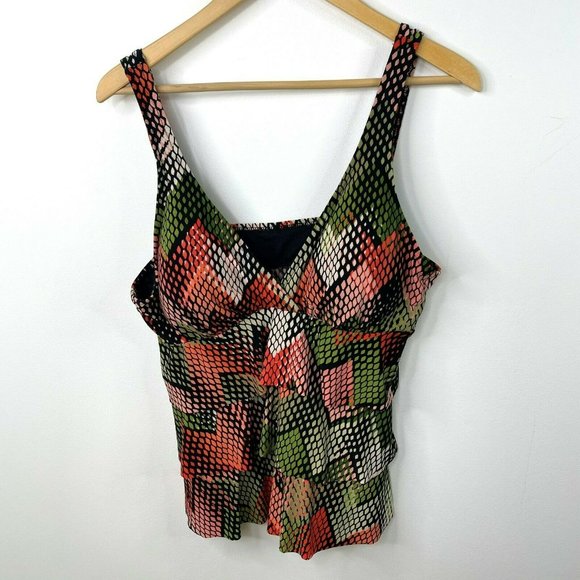 Magicsuit Other - MagicSuit Tankini Swim TOP Swimsuit Bathing Suit Size 16
